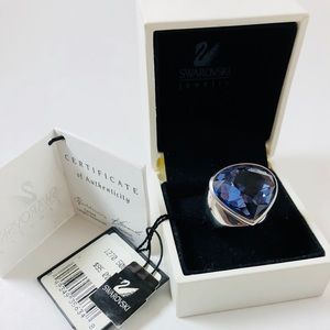 SWAROVSKI Very Rare CertifiedFlawless Crystal Ring